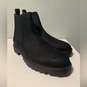 Portland Leather Goods Patina shadow black Chelsea boots men’s size 7/women’s 9